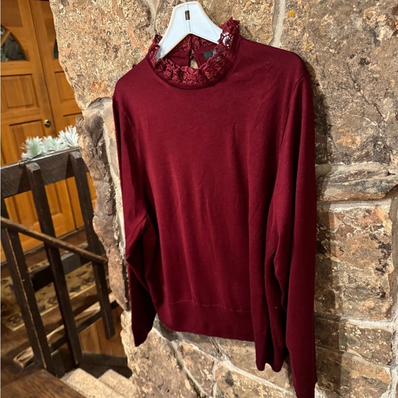 J Crew Merino Wool Sweater NWOT (pants posted separately) - Picture 3 of 6